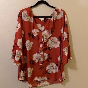 Misia bell sleeve top
